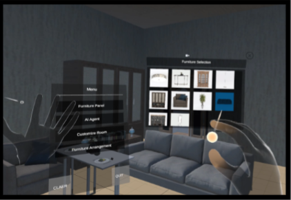 Personalized VR Furniture Arrangement System